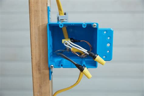 junction box outside of wall|splicing electrical wires behind walls.